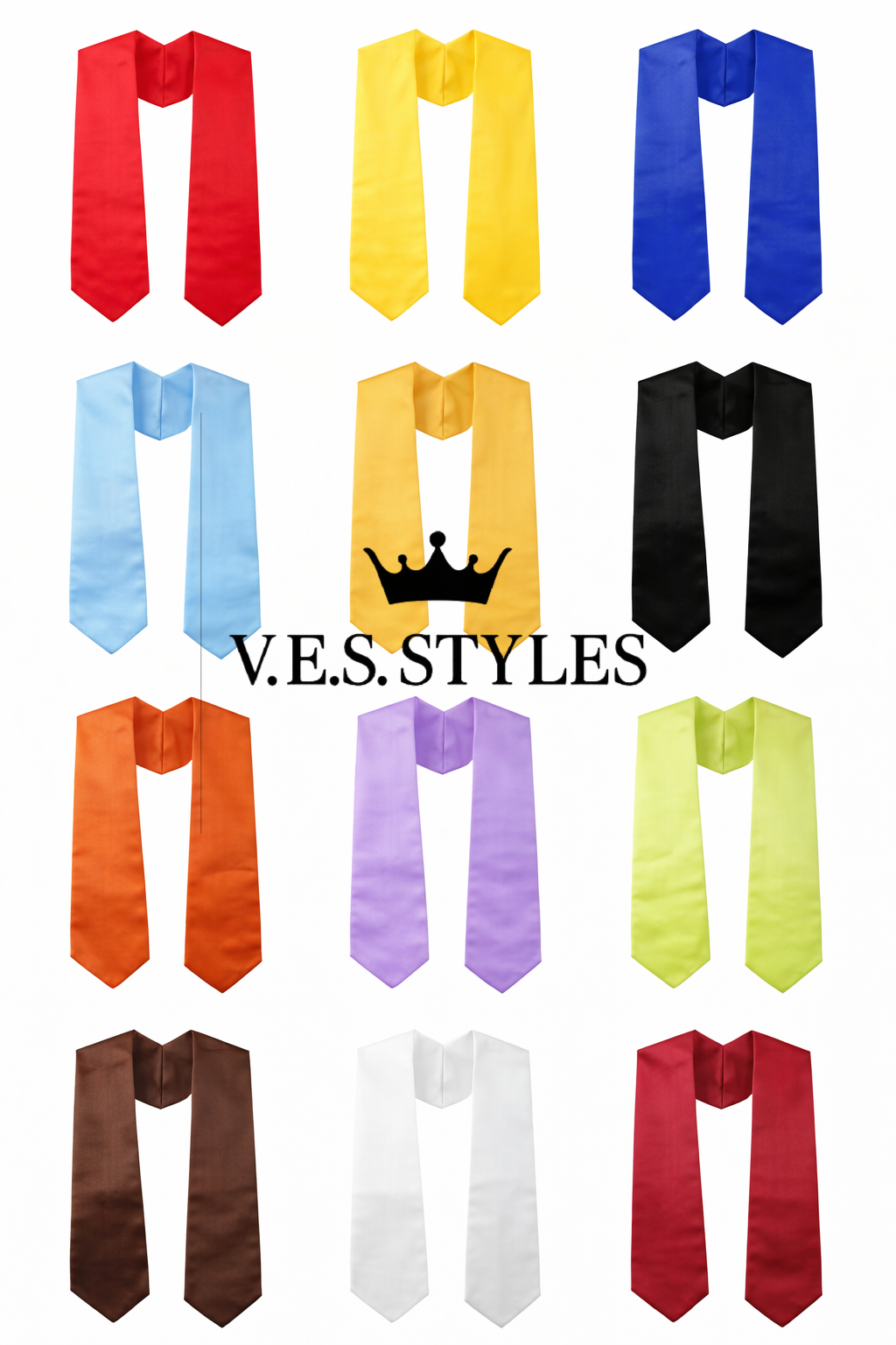 Satin Graduation Sashes